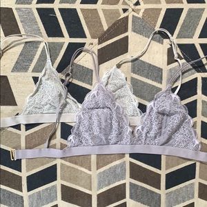 Madewell bralettes (set of two)